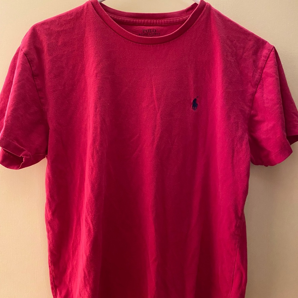 pink Polo Ralph Lauren shirt